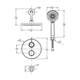 Thermostatic Shower — Chrome