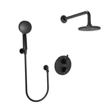 Thermostatic Shower — Matte Black