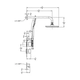 Thermostatic Shower — Chrome