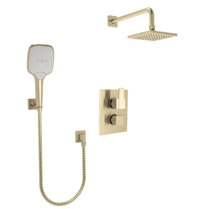 Thermostatic Shower — PVD Satin Brass