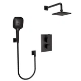 Thermostatic Shower — Matte Black