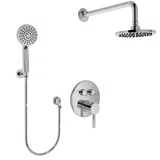 Push Button Shower — Chrome