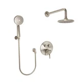 Push Button Shower — PVD Satin Nickel