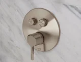 Push Button Shower — PVD Satin Nickel