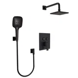 Push Button Shower — Matte Black
