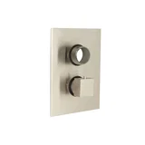 Thermostatic Face Plate Trim — PVD Satin Nickel