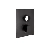 Thermostatic Face Plate Trim — Matte Black