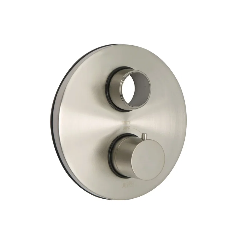 Thermostatic Face Plate Trim — PVD Satin Nickel