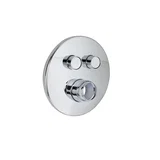 Push Button Trim — Chrome