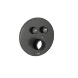 Push Button Trim — Matte Black