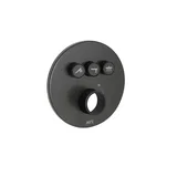 Push Button Trim — Matte Black