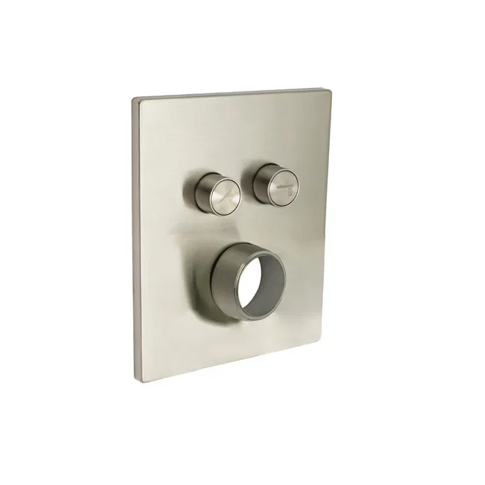 Push Button Trim — PVD Satin Nickel