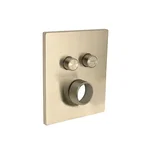 Push Button Trim — PVD Satin Brass