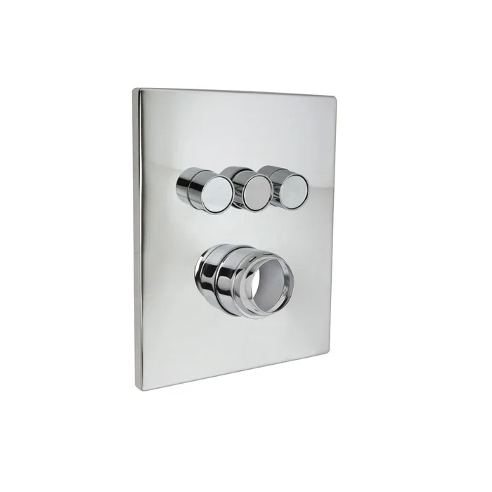 Push Button Trim — Chrome