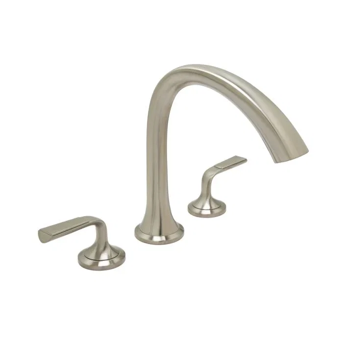 Joy Roman Tub Filler — PVD Satin Nickel