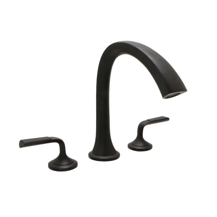 Joy Roman Tub Filler — Matte Black