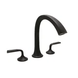 Joy Roman Tub Filler — Matte Black