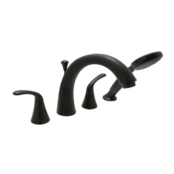 Trend Roman Tub Filler — Matte Black