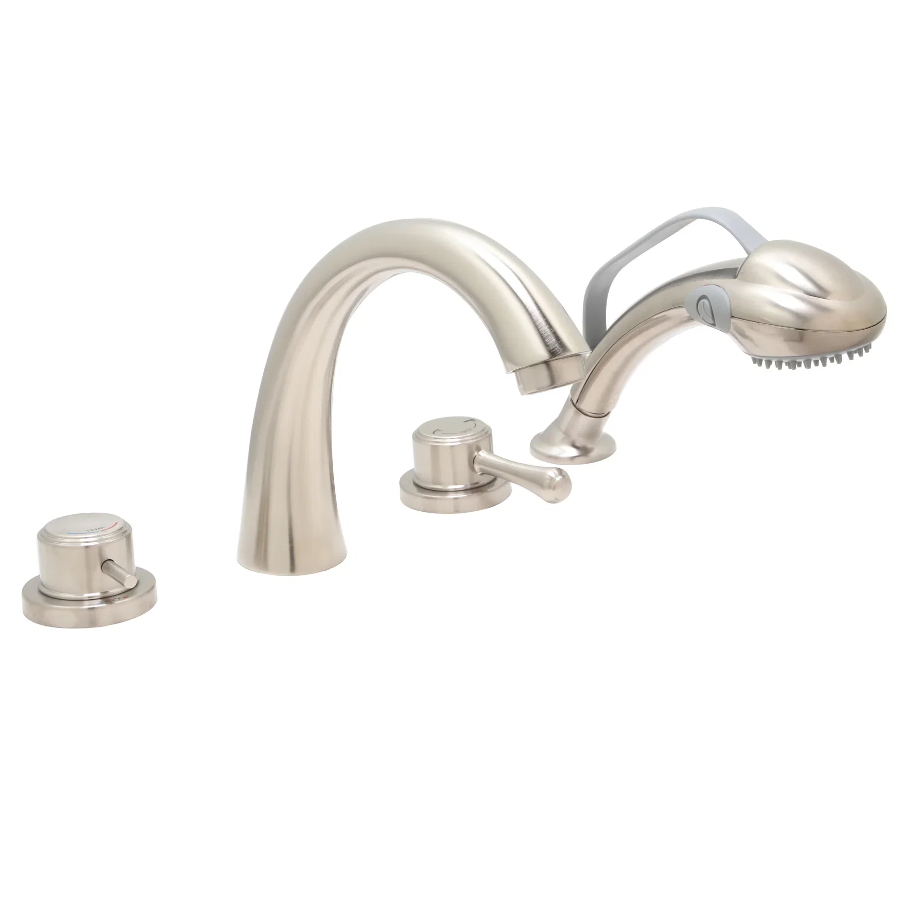 Tub Filler — PVD Satin Nickel