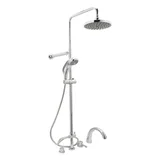 Tub Filler With Shower — Chrome
