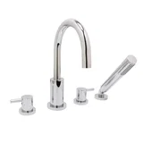 Euro Tub Filler — Chrome