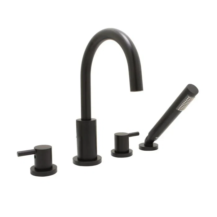 Euro Tub Filler — Matte Black