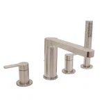 Tazio Tub Filler — PVD Satin Nickel