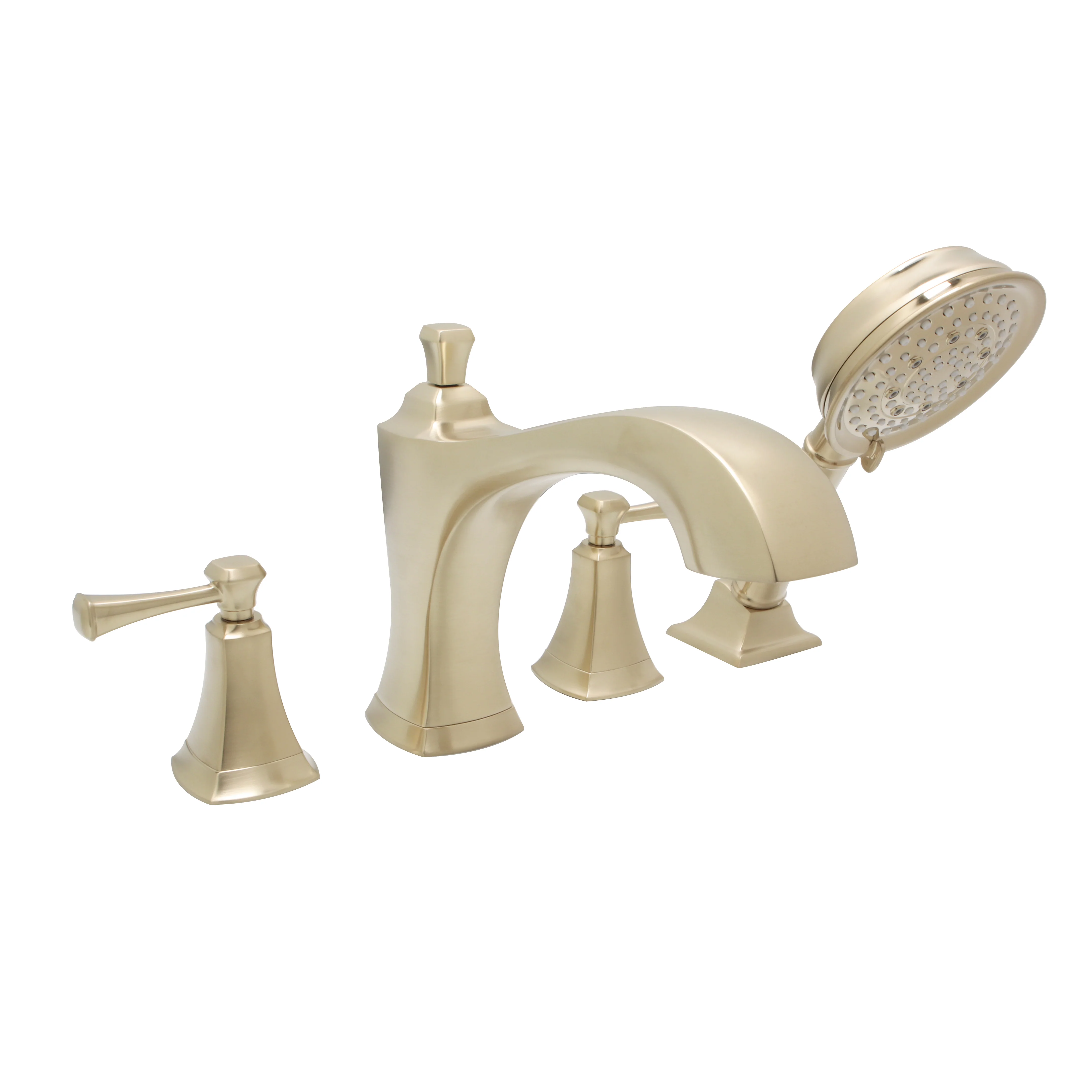 Davenport Tub Filler — PVD Satin Brass