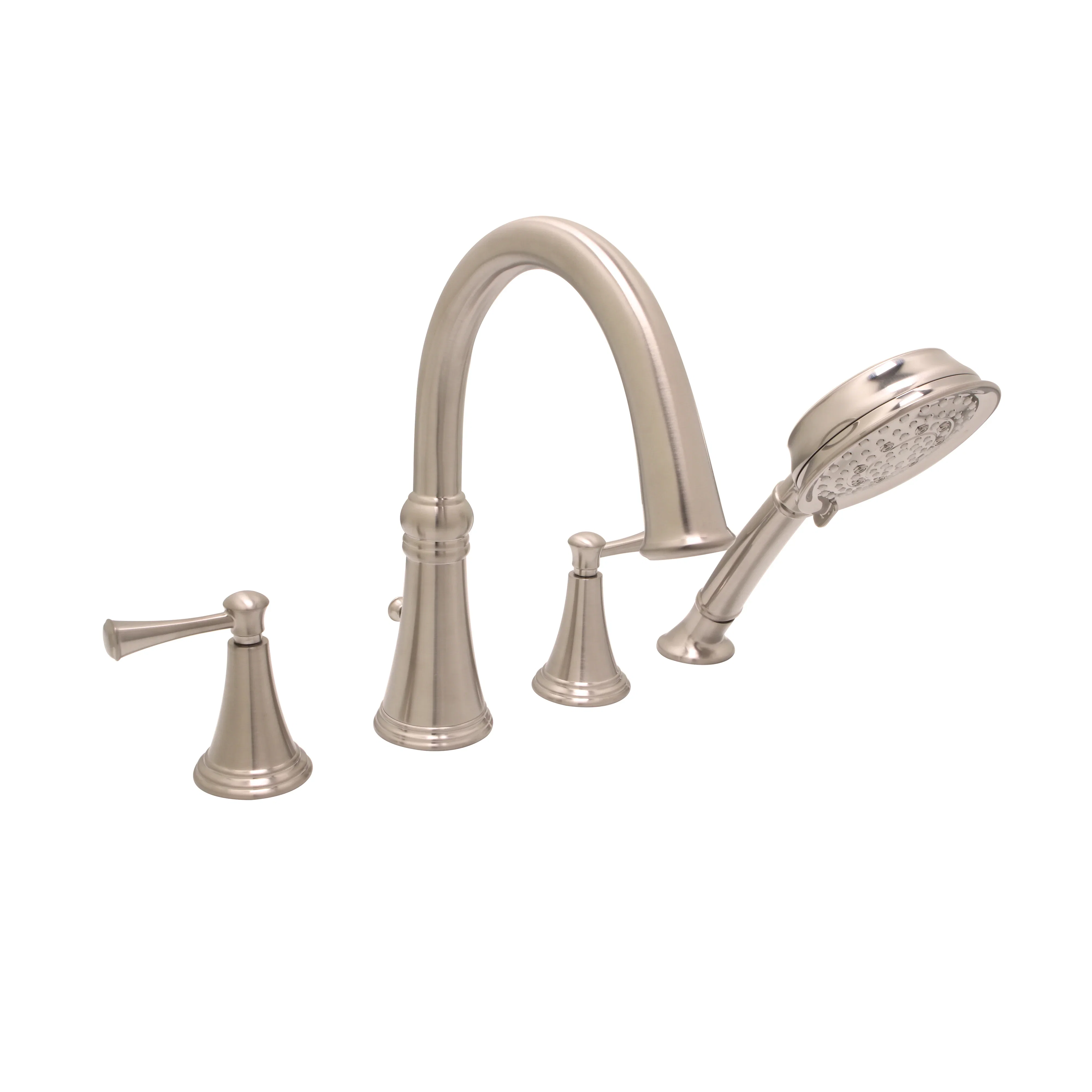 Woodbury Tub Filler — PVD Satin Nickel