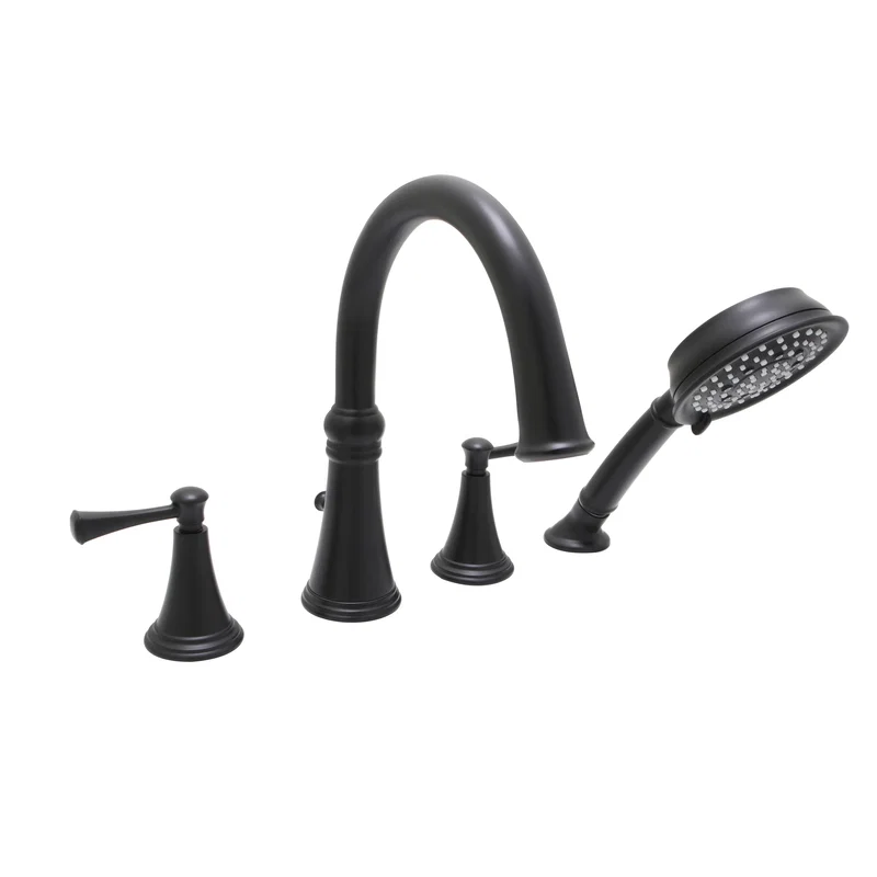 Woodbury Tub Filler — Matte Black