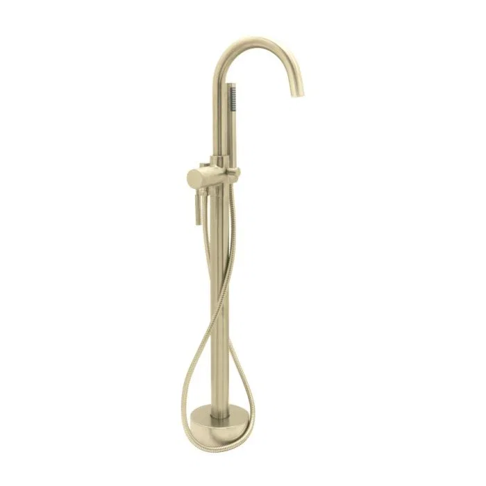 Euro Tub Filler — PVD Satin Brass