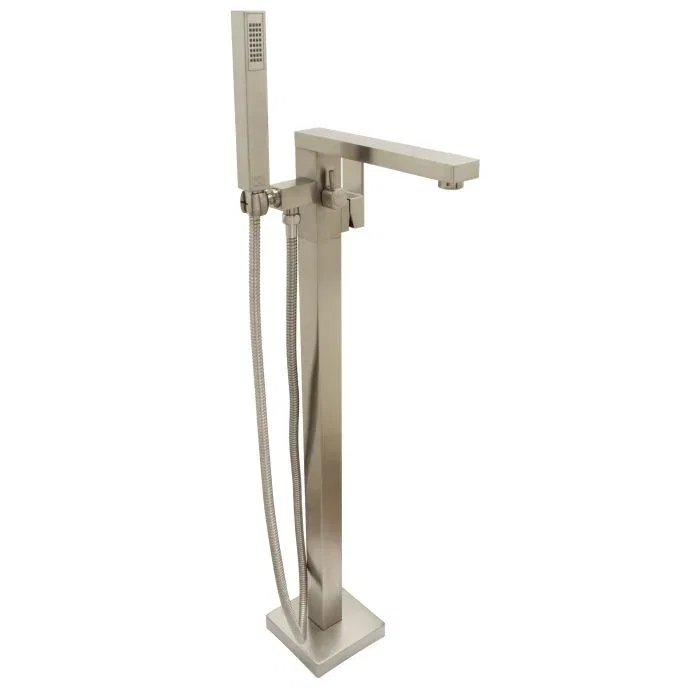 Freestanding Tub Filler — PVD Satin Nickel