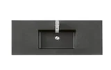 47.3" Single Sink Top, Charcoal Black