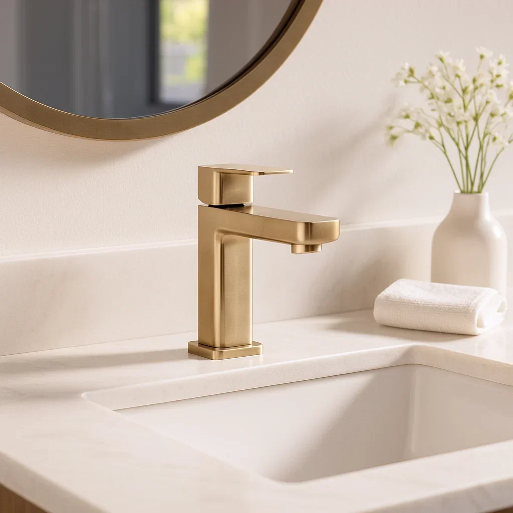 Sevaun Single Control — PVD Satin Brass