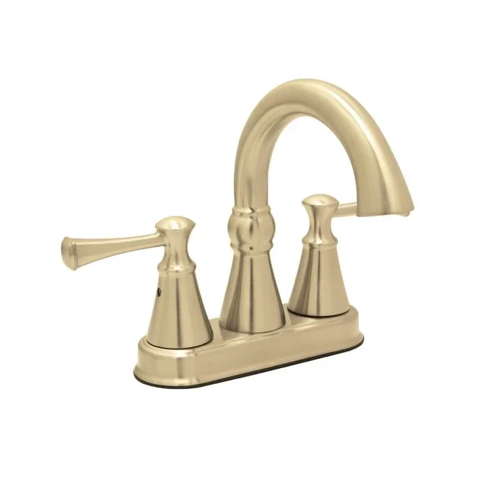 Woodbury Centerset — PVD Satin Brass