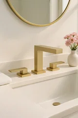 Razo Widespread — PVD Satin Brass