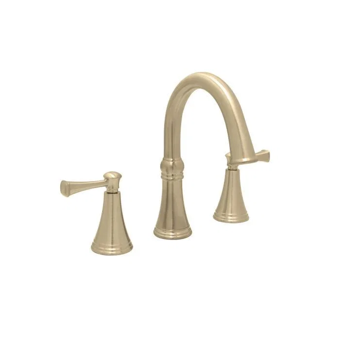 Woodbury Widespread — PVD Satin Brass
