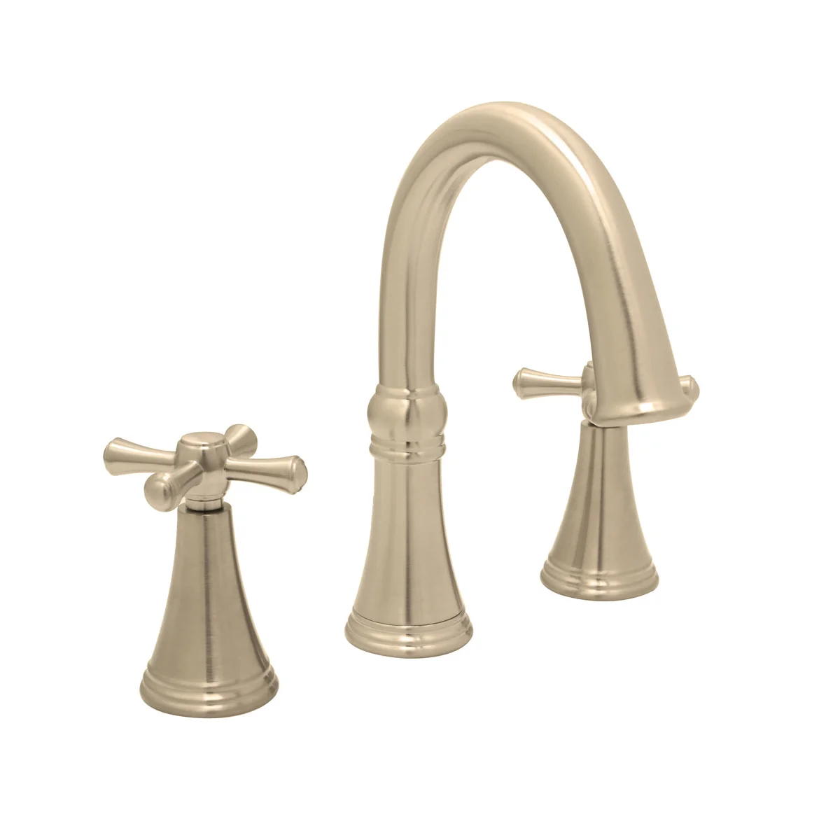 Woodbury Widespread — PVD Satin Brass