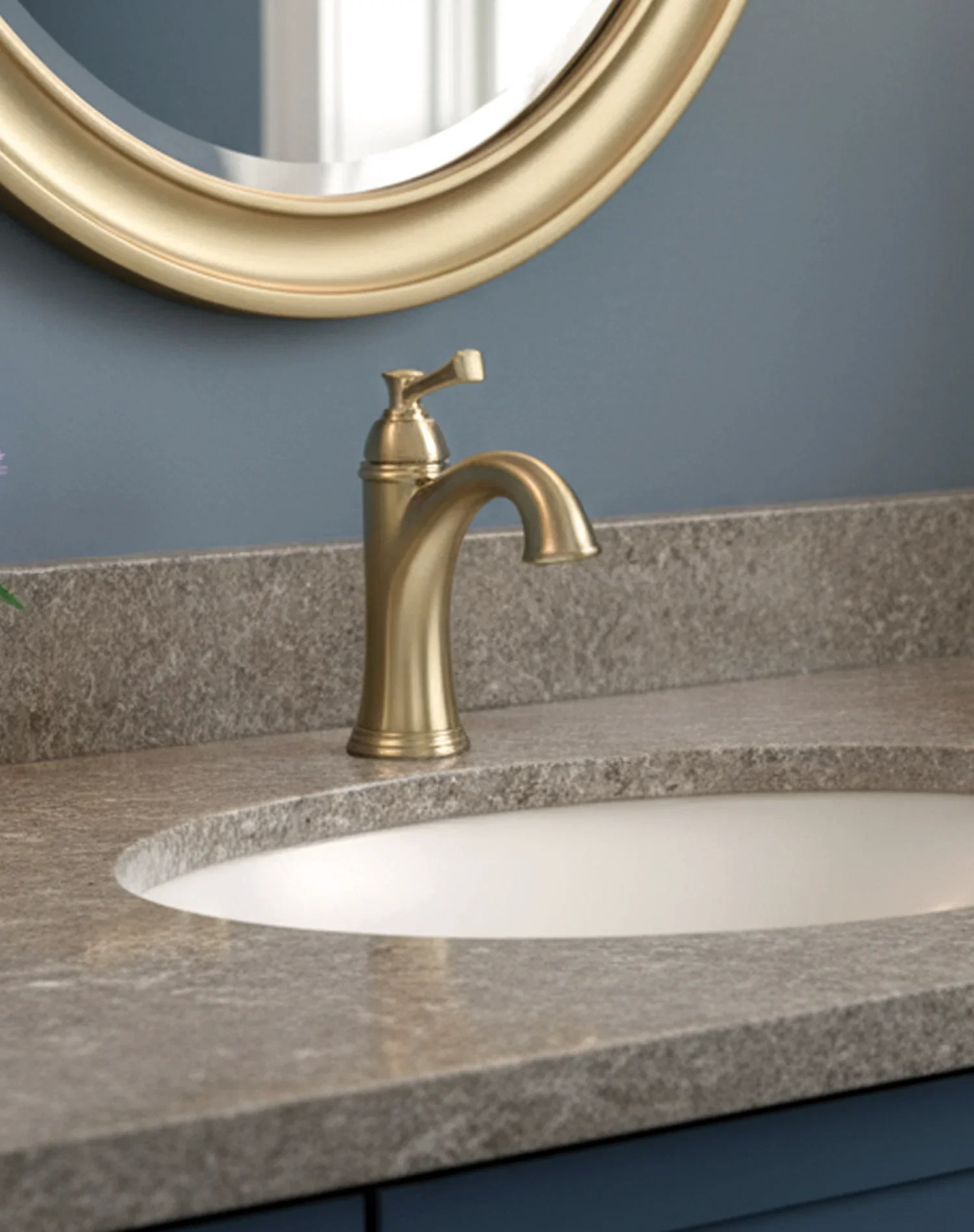 Woodbury Lavatory — PVD Satin Brass