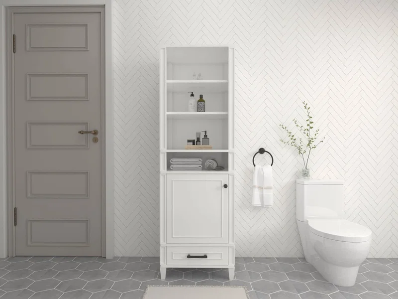 Windsor Linen Tower in Bright White