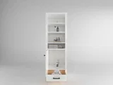 Windsor lc inch bathroom vanity in Bright White, studio render
